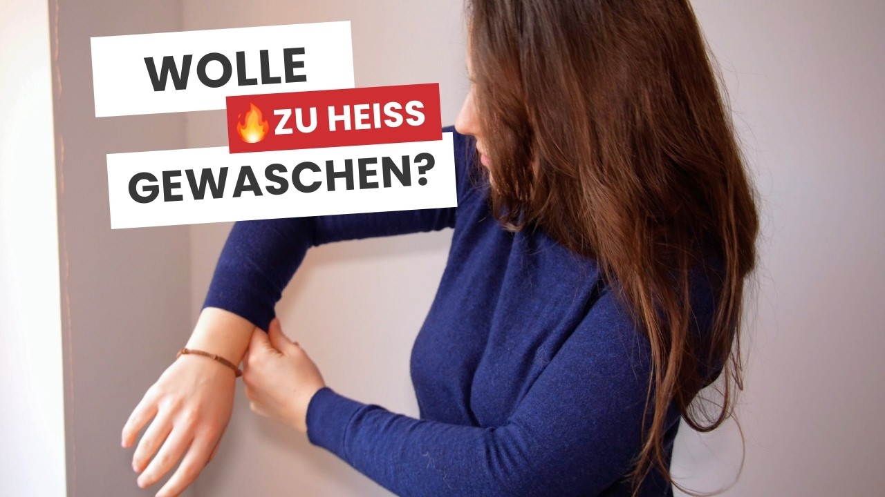 Wollpullover eingelaufen? So rettest du geschrumpfte Wollkleidung 🐑🧶