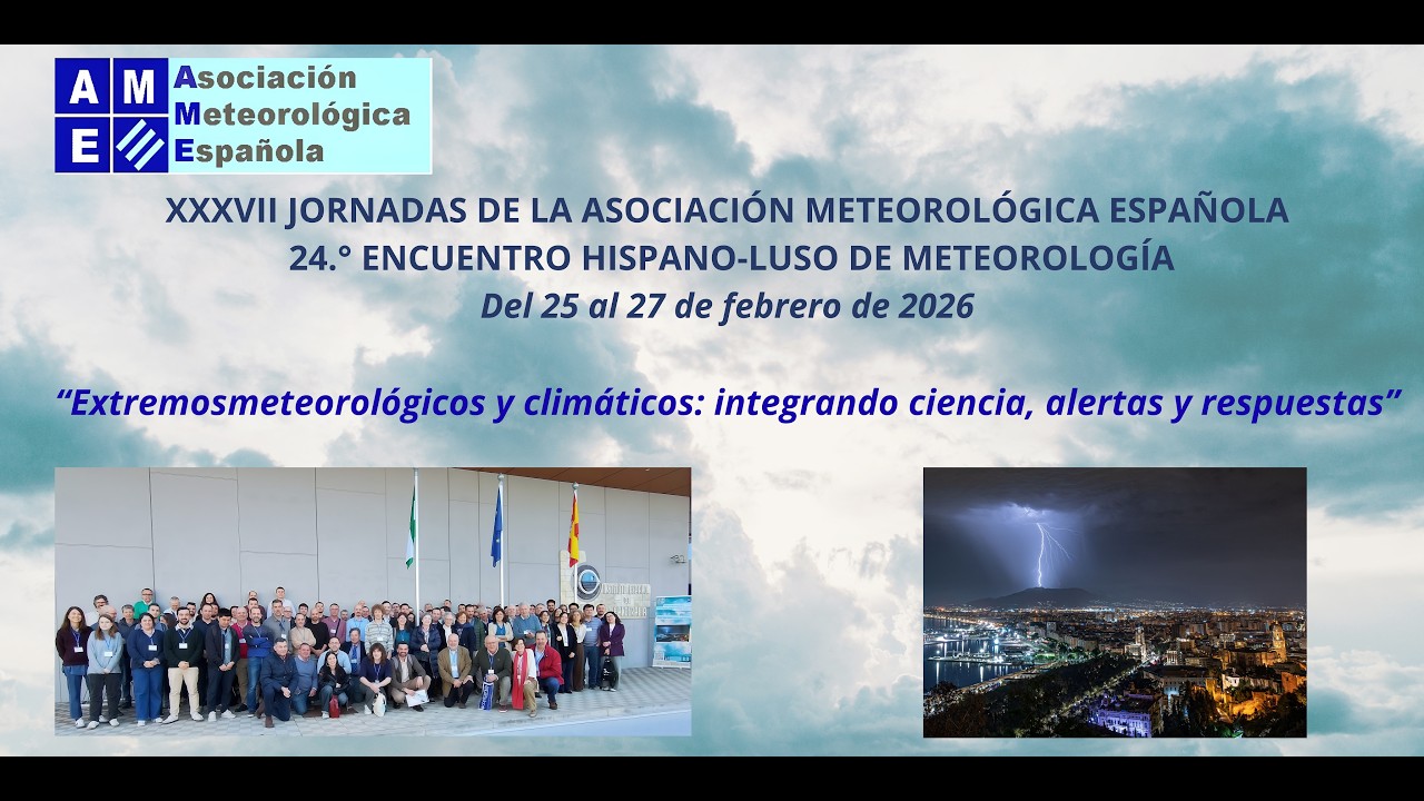 Inauguración de las XXXVII Jornadas de la Asociación Meteorológica Española