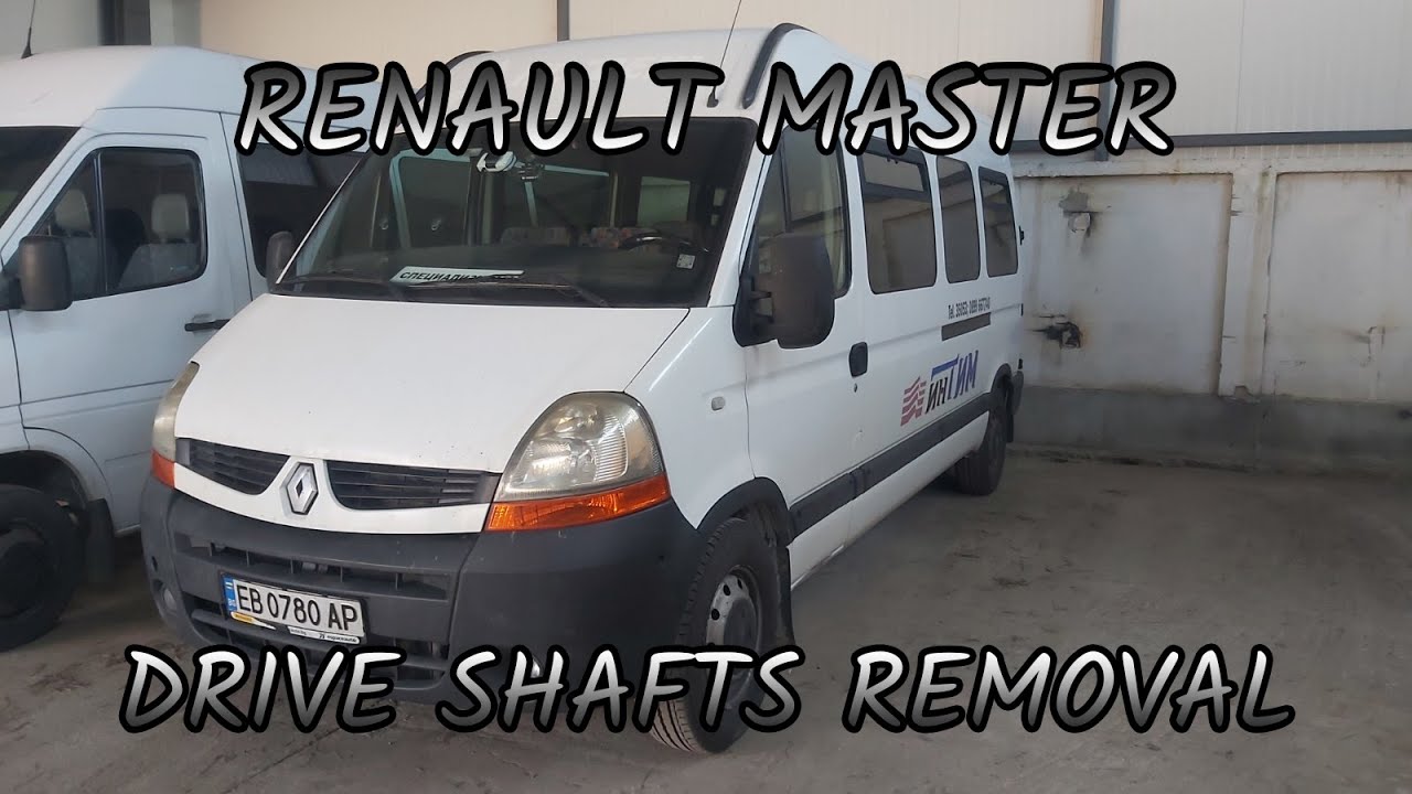 Renault Master - Drive axle shafts removal / Сваляне на полуоски (Рено Мастер)