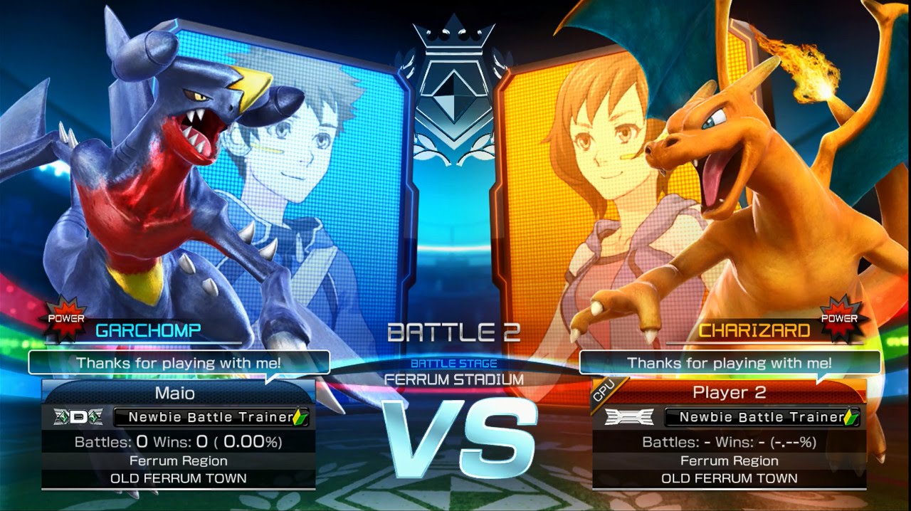 [Pokken Tournament] Garchomp vs Charizard
