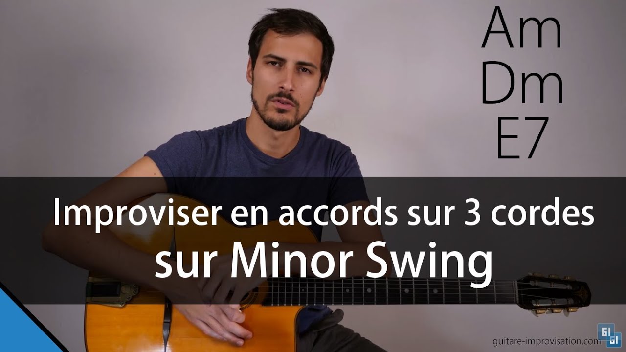 Jouer en accords sur 3 cordes sur Minor Swing