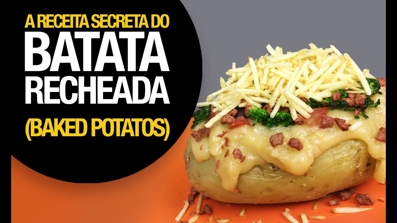BATATA RECHEADA VEGANA FÁCIL (BAKED POTATOS)