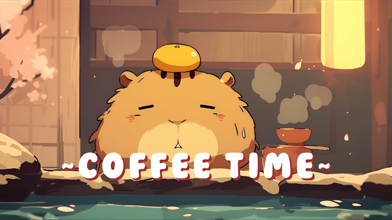 24/7 Capybara Lofi Beats - Chill Study Music Mix ~ Relaxing Vibes ~ 🦫 🎧 ✨