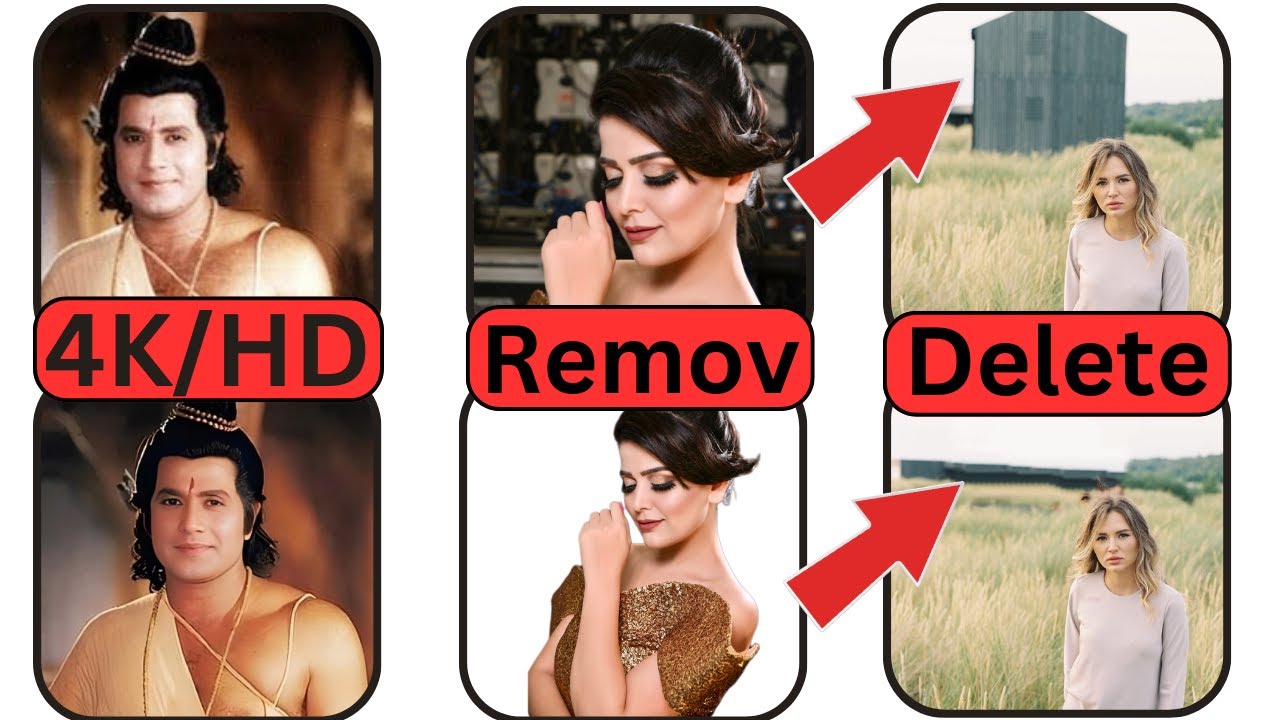 4K,Full hd,Background Remov,फोटो में फालतू चीजे डिलीट करे,और भी बहोत कुछ करें सिर्फ 1 क्लिक पर