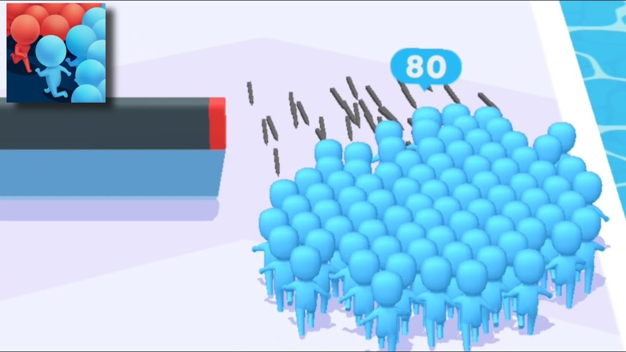 CROWD RUNNER WITH SATISFYING GAMEPLAY