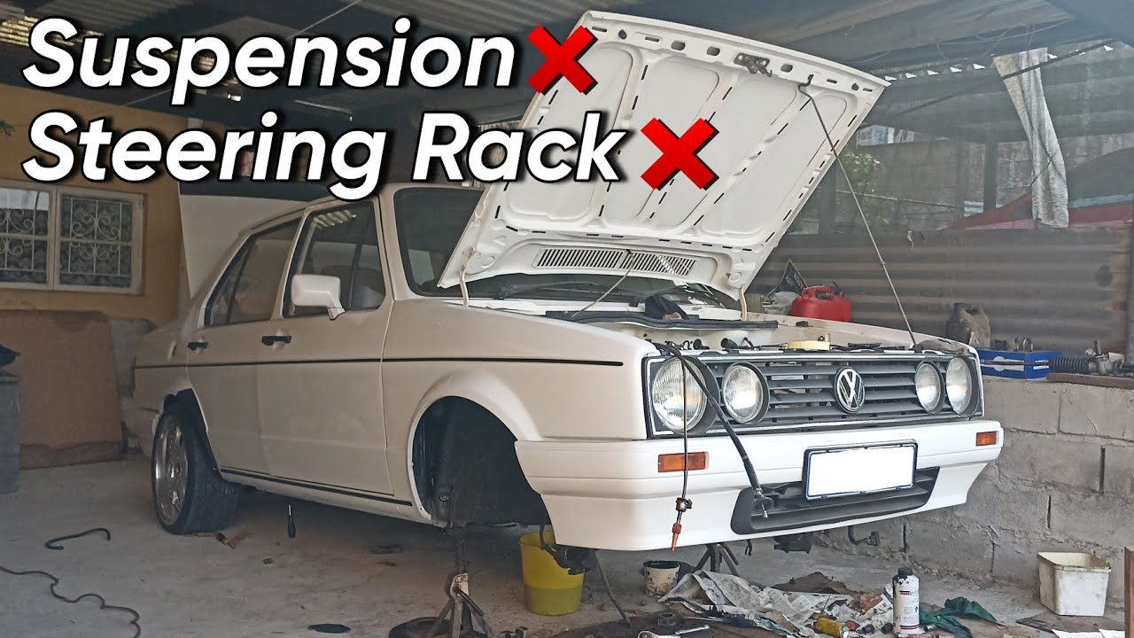 Снятие передней подвески и рулевой рейки — сборка VW MK1