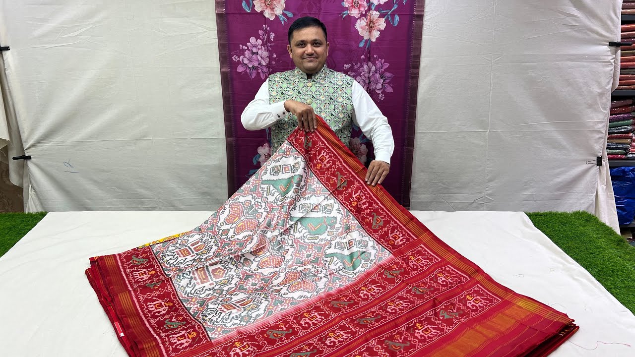 Semi Patan Patola Saree|Jala Na Patola Collection|Gujarati Patola Sarees#PatanPatola#SemiPatanPatola