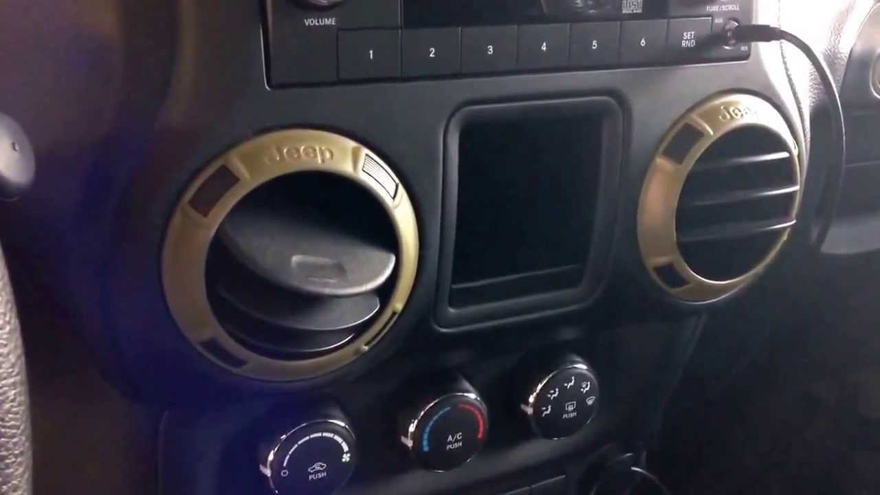 Paint Jeep wrangler interior.
