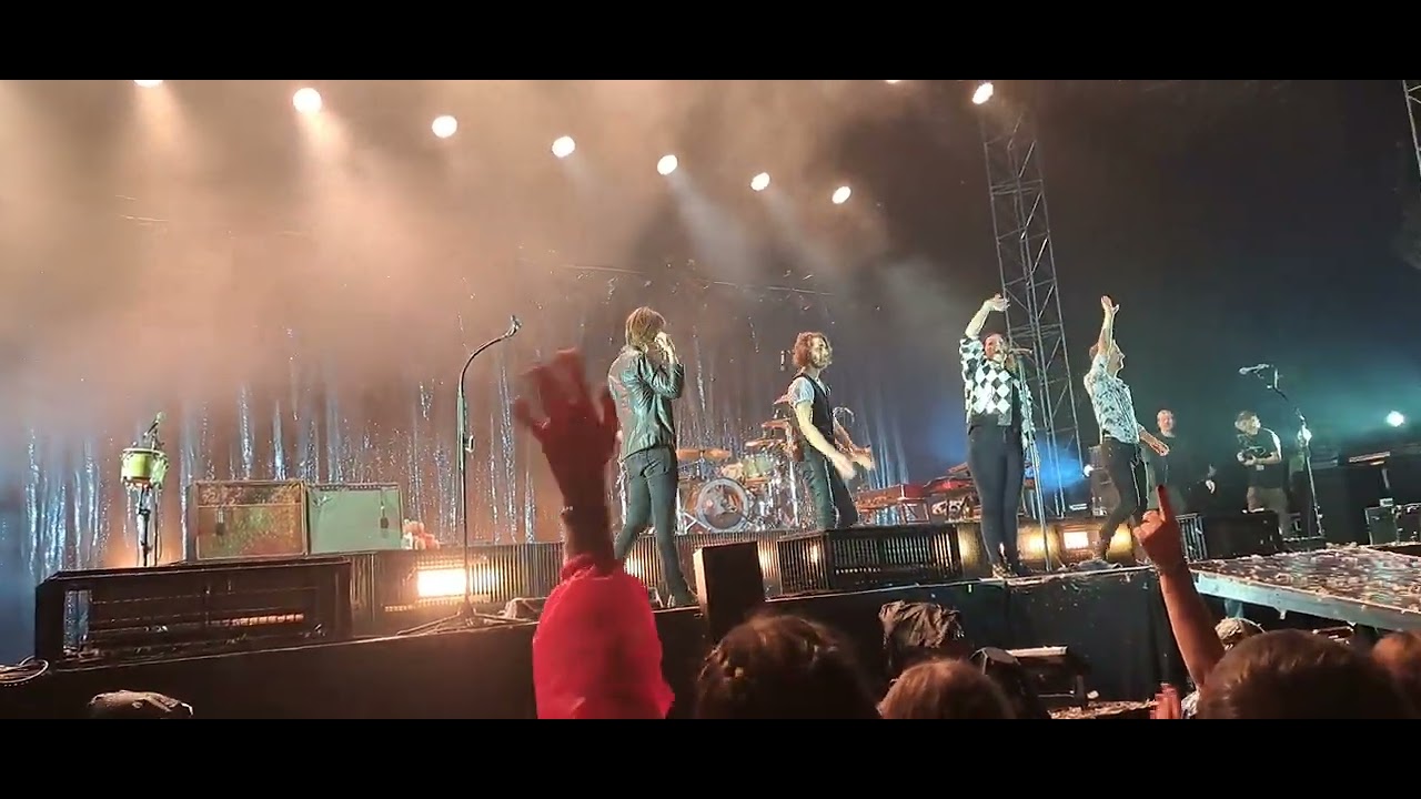 Silbermond live am 26.8 2023 in Dresden am Elbufer Bestes leben zum Abschluss mit Feuerwerk 🥰🥳