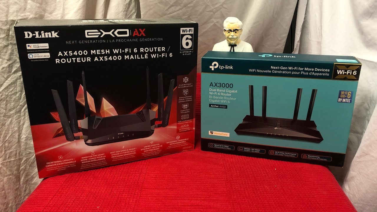 TP Link AX wifi vs D-Link AX Wifi vs ASUS AC Wifi.