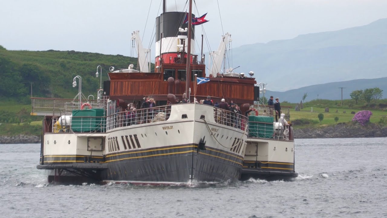 Paddle Steamer Waverley, Mull, Iona, Staffa, Fingal's Cave and Tobermory, 25th May 2024