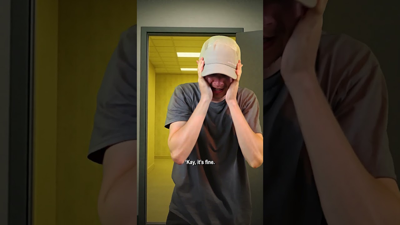 Realizing you're stuck in the Back Rooms #backrooms #backroomsfoundfootage #skit #meme #funny