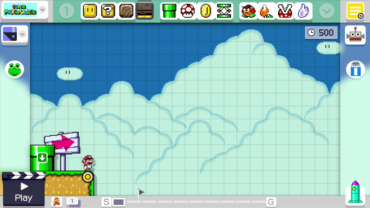Super Mario Maker: Super Mario World Airship Edit Music Ingame version