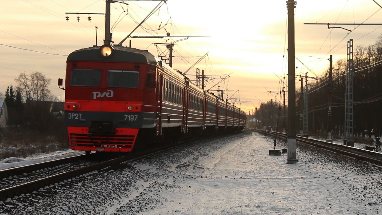 ЭР2Т-7197 (Витебское направление , вблизи станции Царское село)