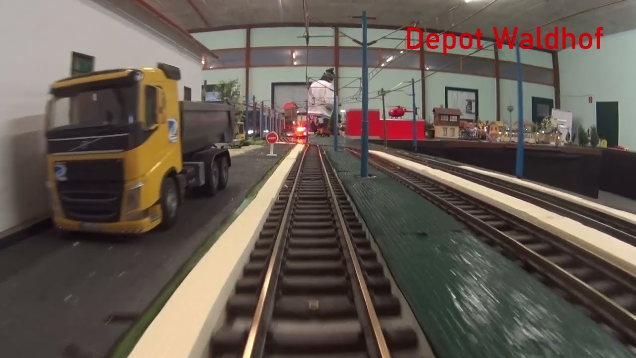 Anlage der Modellstraßenbahn Freunde des Maßstabs 1:22.5 im HSM