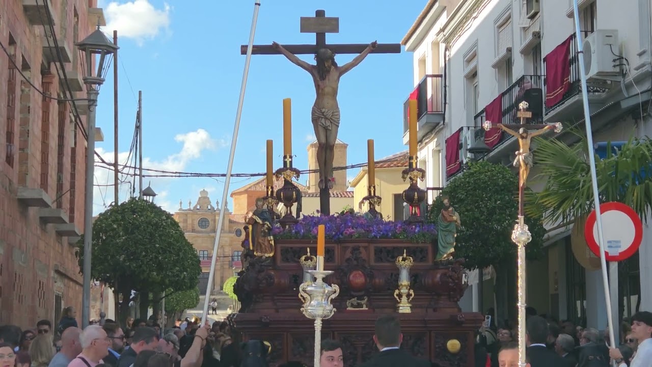 Cristo de la Buena Muerte por calle Jardines de La Carolina, Jaén 2025 Parte 3