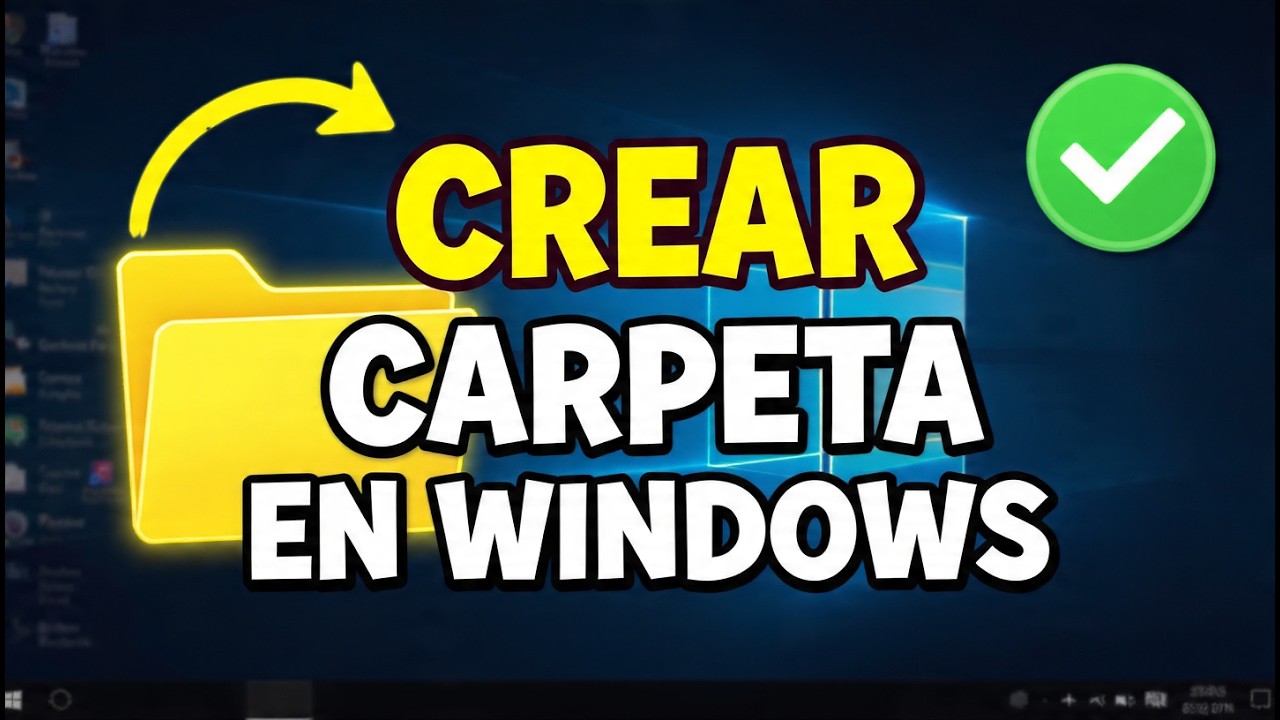 Cómo Crear Una Carpeta en Windows (Laptop/PC/Computadora)
