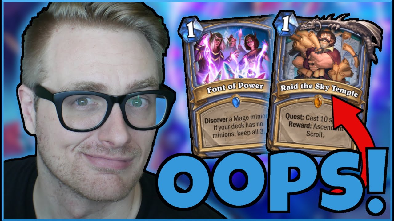 Oops! ALL Spells!  🚫 NO MINIONS 🚫 Allowed in this QUEST MAGE | Ashes of Outland | Wild Hearthstone