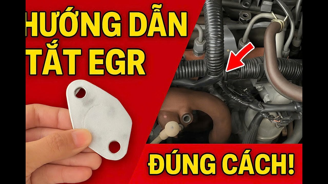 Hướng dẫn cách tắt EGR đúng chuẩn, không gây hại cho động cơ | XTuning