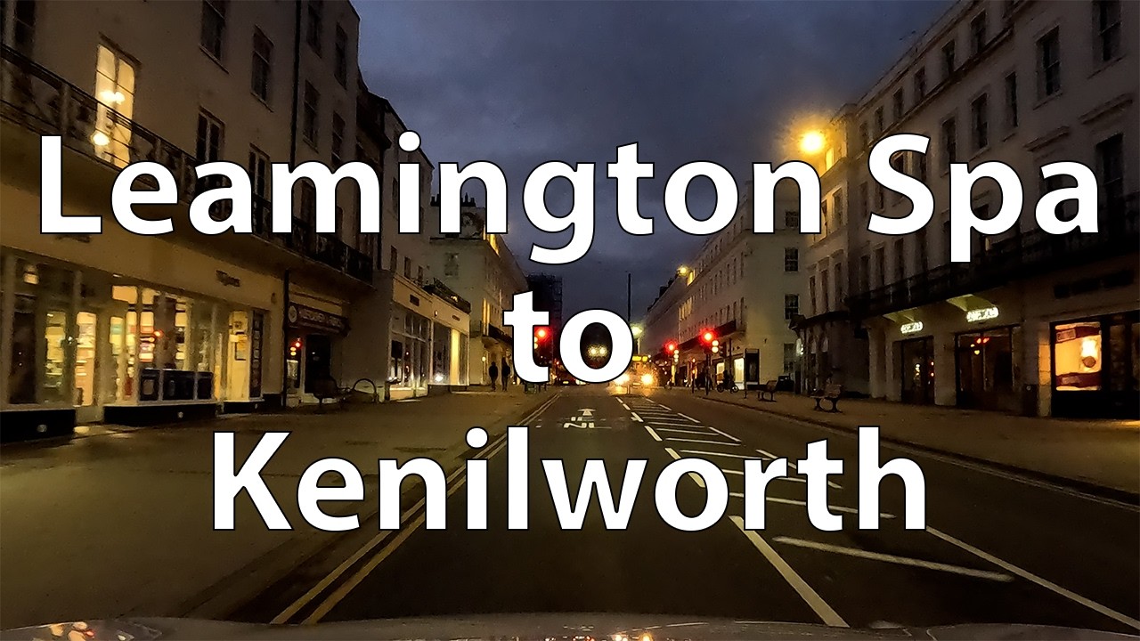 [4K] Driving from Leamington Spa to Kenilworth (UK)
