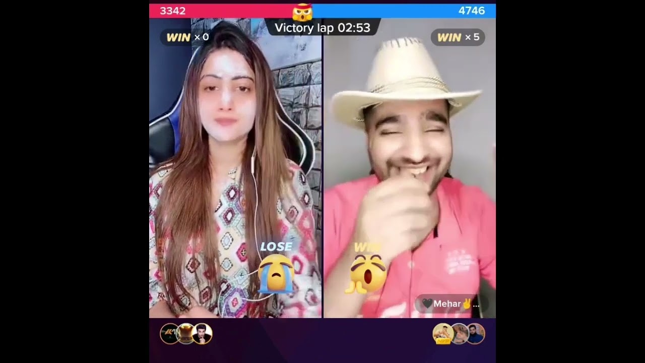 Annu vs Meher bhai Tiktok live stream match | Mehar ny Anu ko Gussa Dila Diya