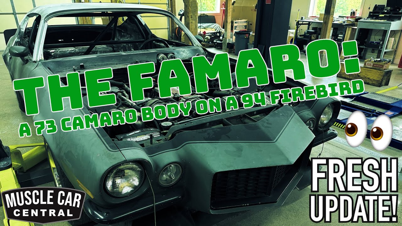 Famaro Update! 1973 RS Camaro &times; &rsquo;94 Formula | Shade Tree Mechanic Butch Horn & Kam #Famaro