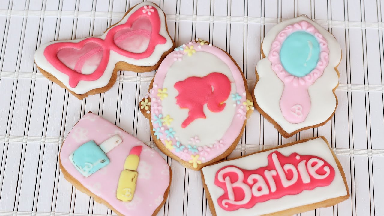 Barbie Inspired Cookies!!! 💄🪞👠👛