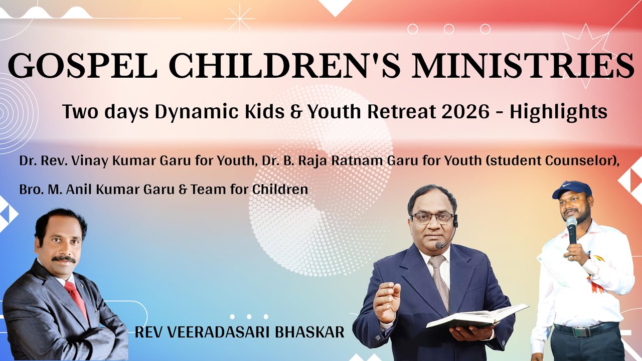 Two Days Dynamic Kids & Youth Retreat - 2026 // Highlights // GOSPEL CHILDREN'S MINISTRIES - GCM //