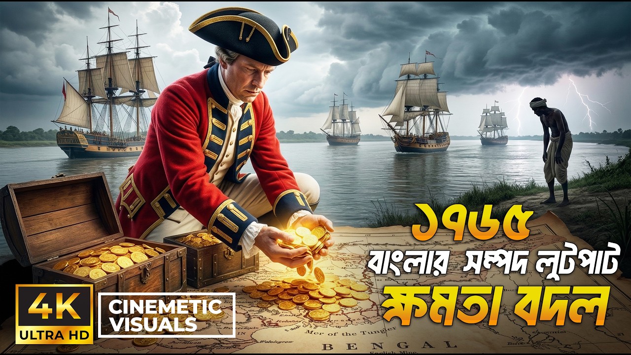 পলাশীর পরের সত্য | ১৭৬৫ সালের দেওয়ানি অধিকার অর্থনীতি কিভাবে ব্রিটিশদের হাতে গেল #history