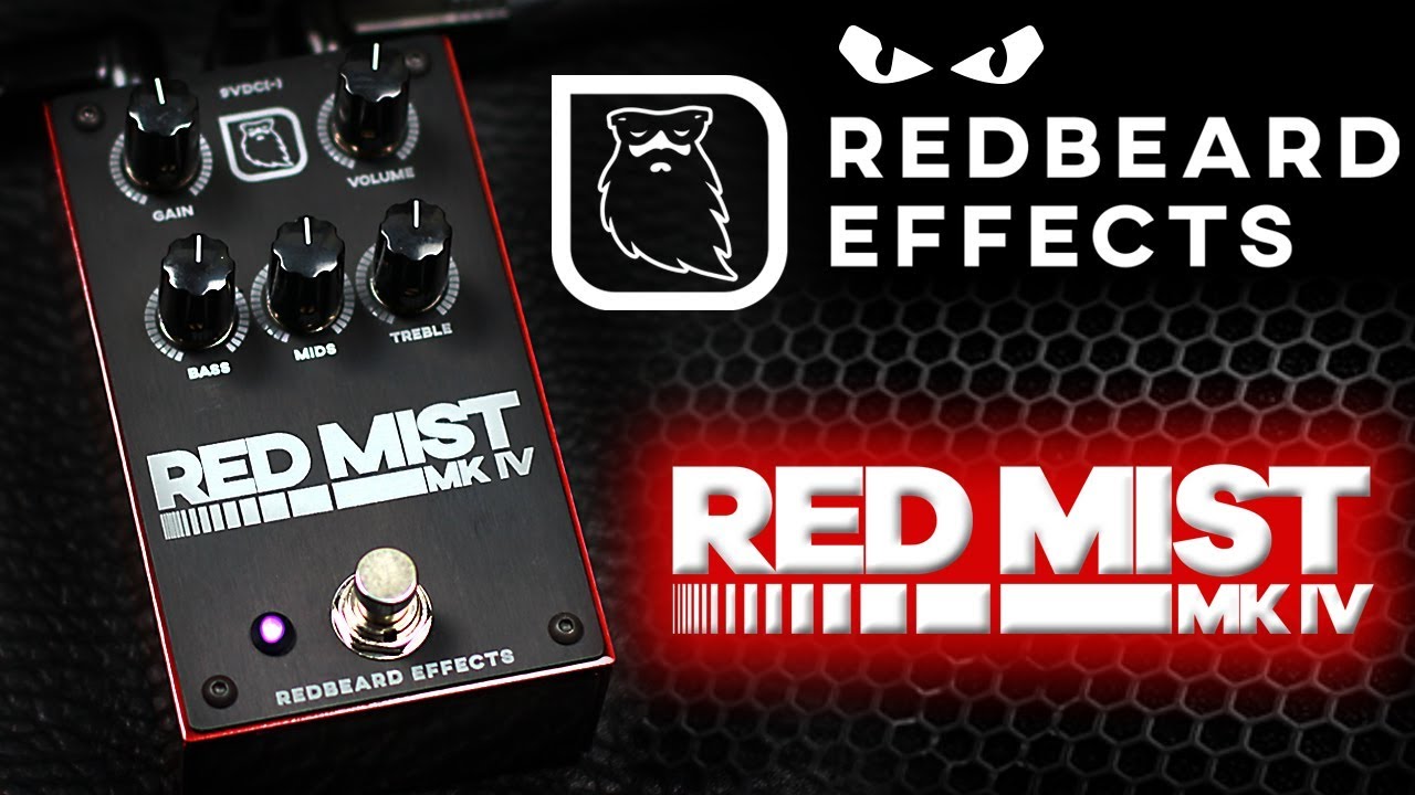 Redbeard Effects Red Mist MKIV Distortion - 𝗕𝗔𝗦𝗦 𝗗𝗲𝗺𝗼