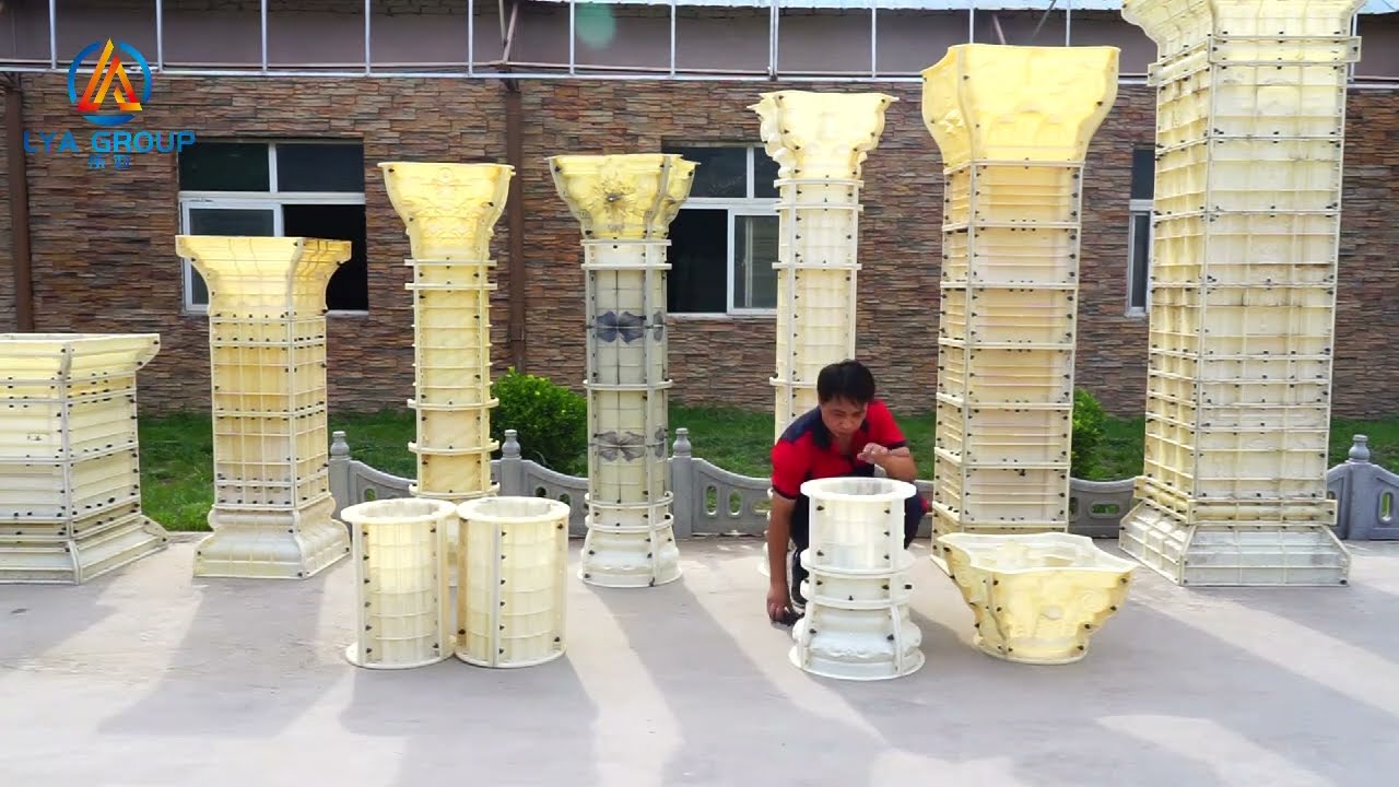 How to Assemble and Use a Roman Column Mold?