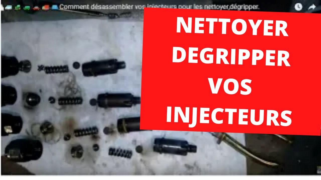 🛳🚐🚜🚙Comment désassembler vos injecteurs/How to disassemble your injectors to clean , to loosen them.
