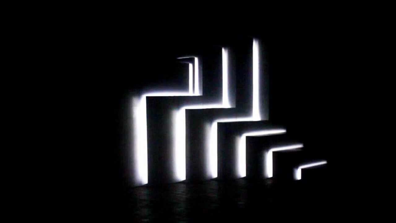 Evolution of Electrified Light (3D projection mapping installation)