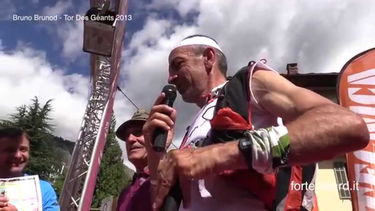Bruno Brunod, atleta Team Forte di Bard - Tor des Géants 2013