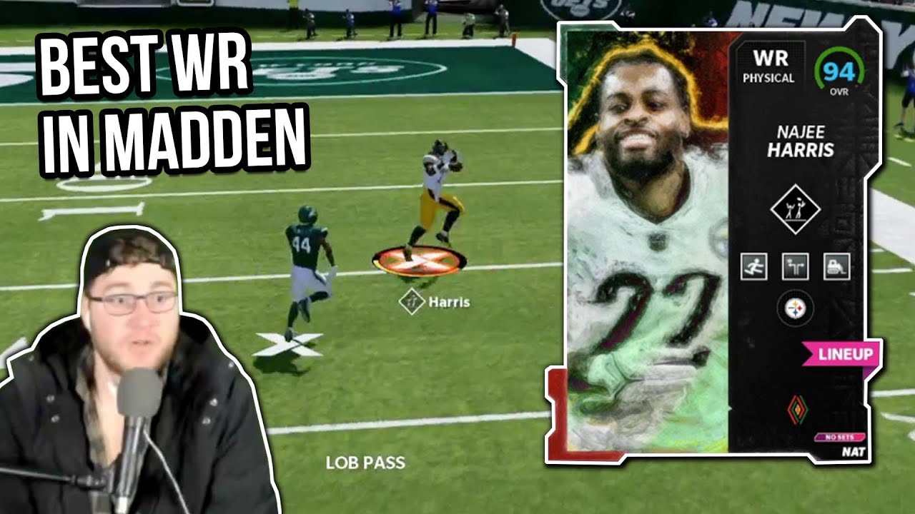 Najee Harris is the best WR in Madden