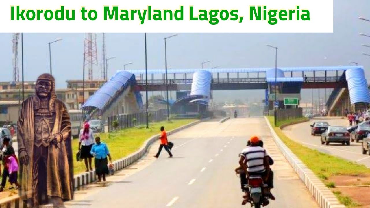ROAD CONSTRUCTION OF IKORODU TO MARYLAND |best route in Lagos Nigeria