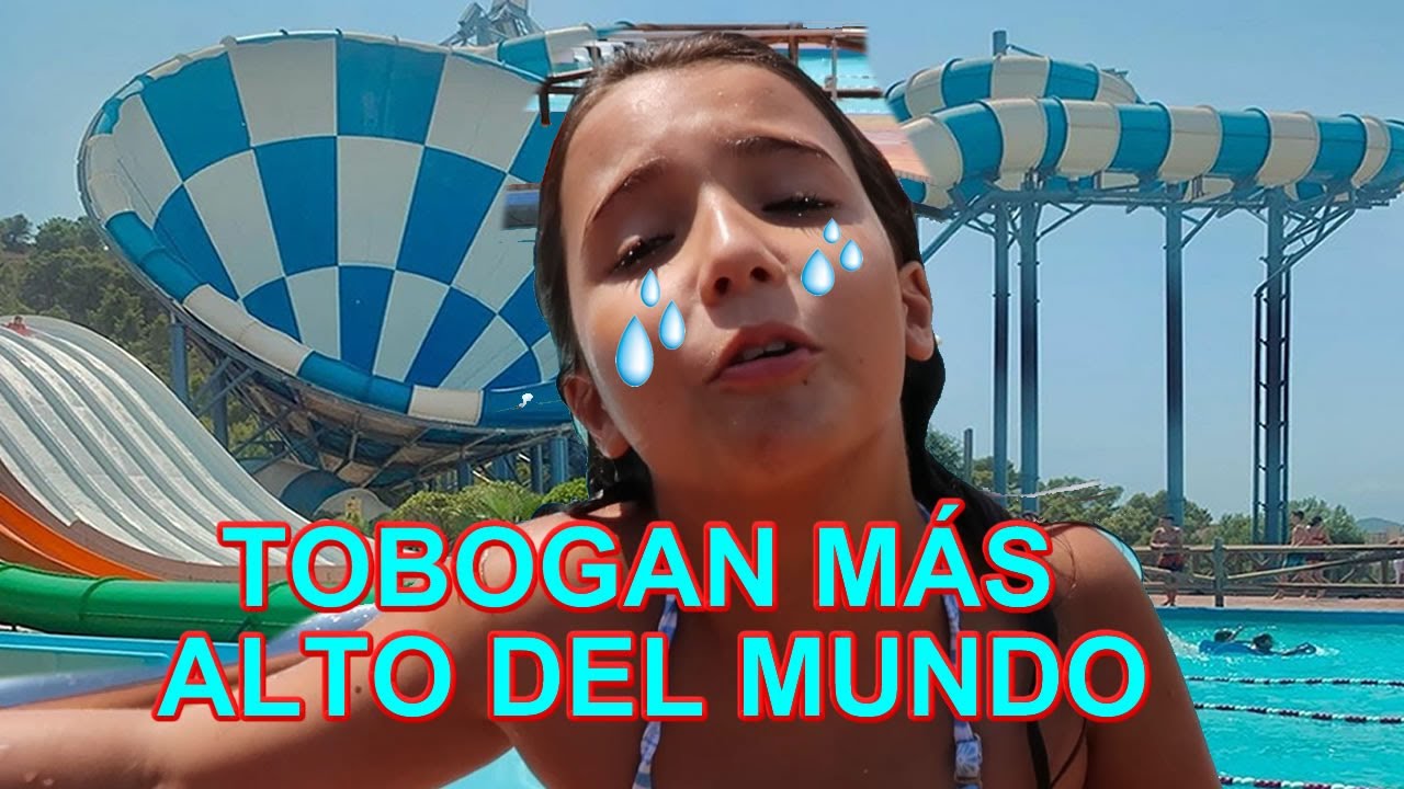 VOY A UN   PARQUE ACUÁTICO  con TOBOGANES de AGUA. PASO MUCHO MIEDO. AQUALANDIA