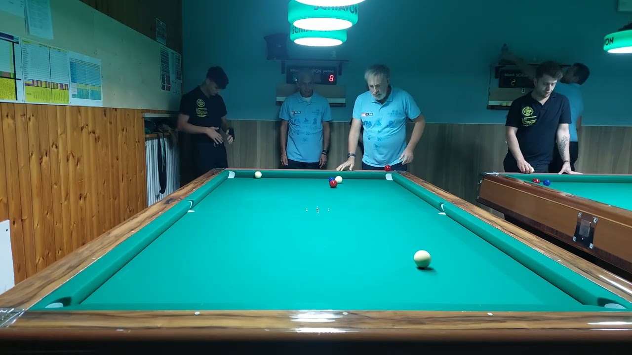 Campionato a Squadre Biliardo Boccette Serie A1 Rinascita 1 Vs Bocciodromo Argenta 1 