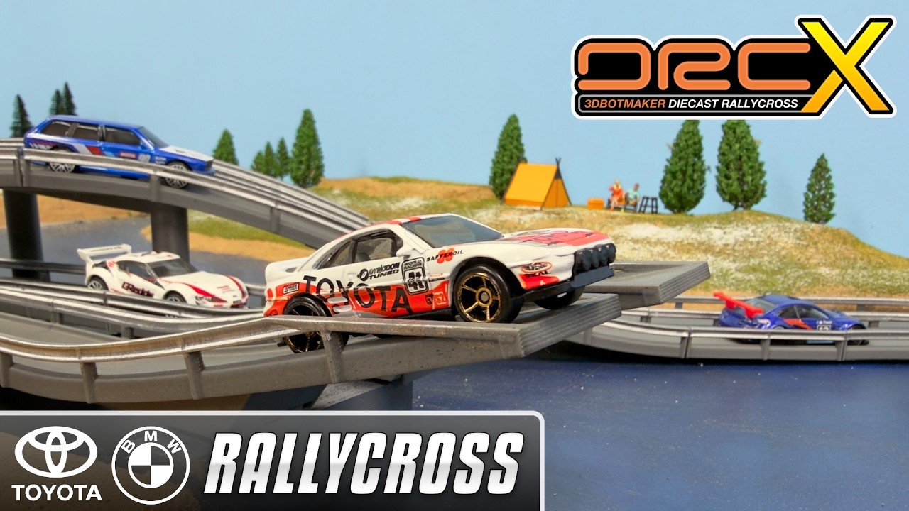 TOTAL CHAOS: Toyota vs. BMW Diecast Rally Racing