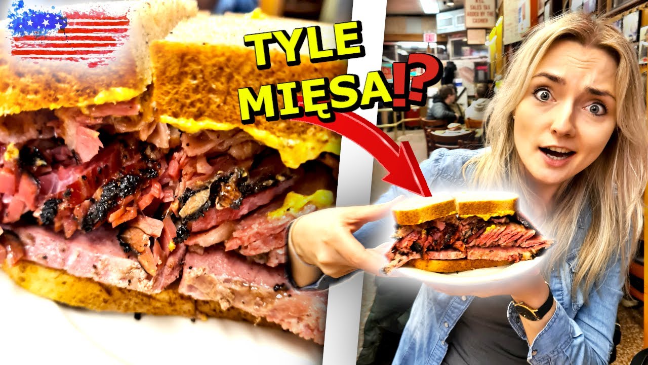 Sprawdzamy NAJSŁYNNIEJSZĄ kanapkę w Nowym Yorku! | Ile kosztuje? | Smacznego NY Vlog. 4