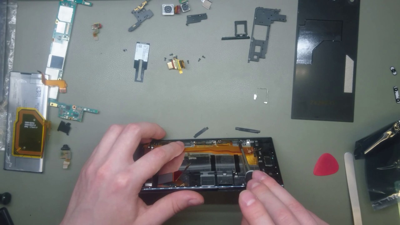 Sony Xperia XZ Premium G8141 Disassembly/replaced display modul LCD