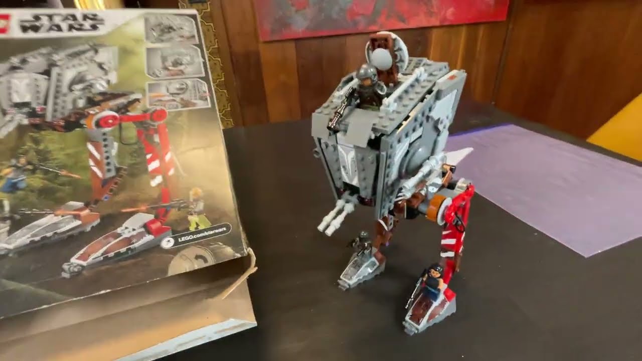 LEGO Starwars AT ST EBAY Shipping Fail (build with missing parts)