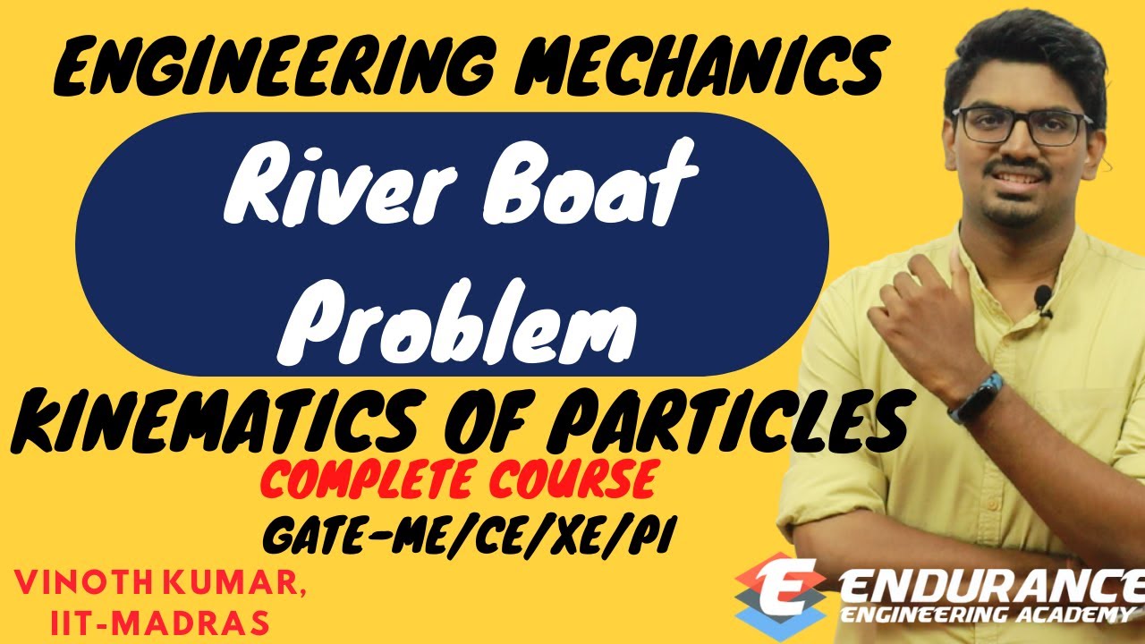 2.16) River Boat Problems | Engineering Mechanics | GATE-ME,XE,CE,PI | EEA