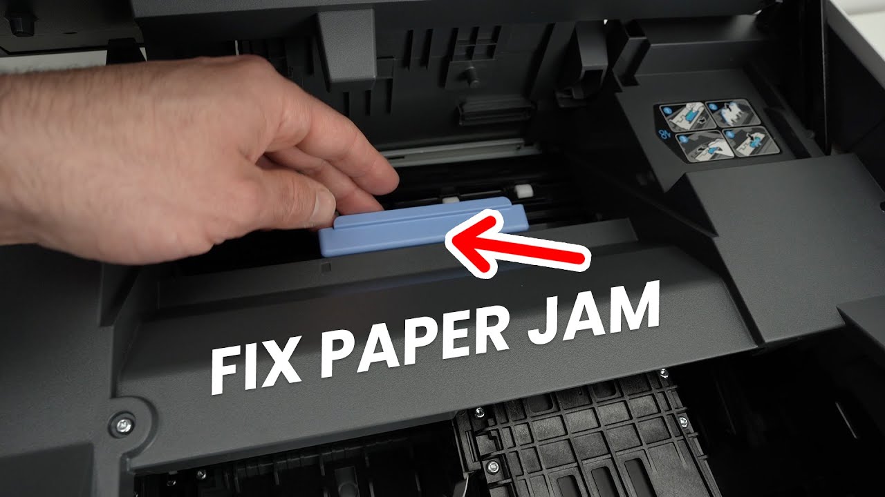HP OfficeJet Pro 9125e: как устранить замятие бумаги