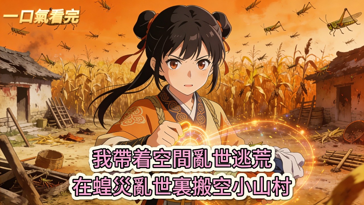 完结小说💕《穿書：荒沒逃完又迎來末世天災》我帶着空間亂世逃荒，在蝗災亂世裏搬空小山村#推文 #小说 #悠悠书屋