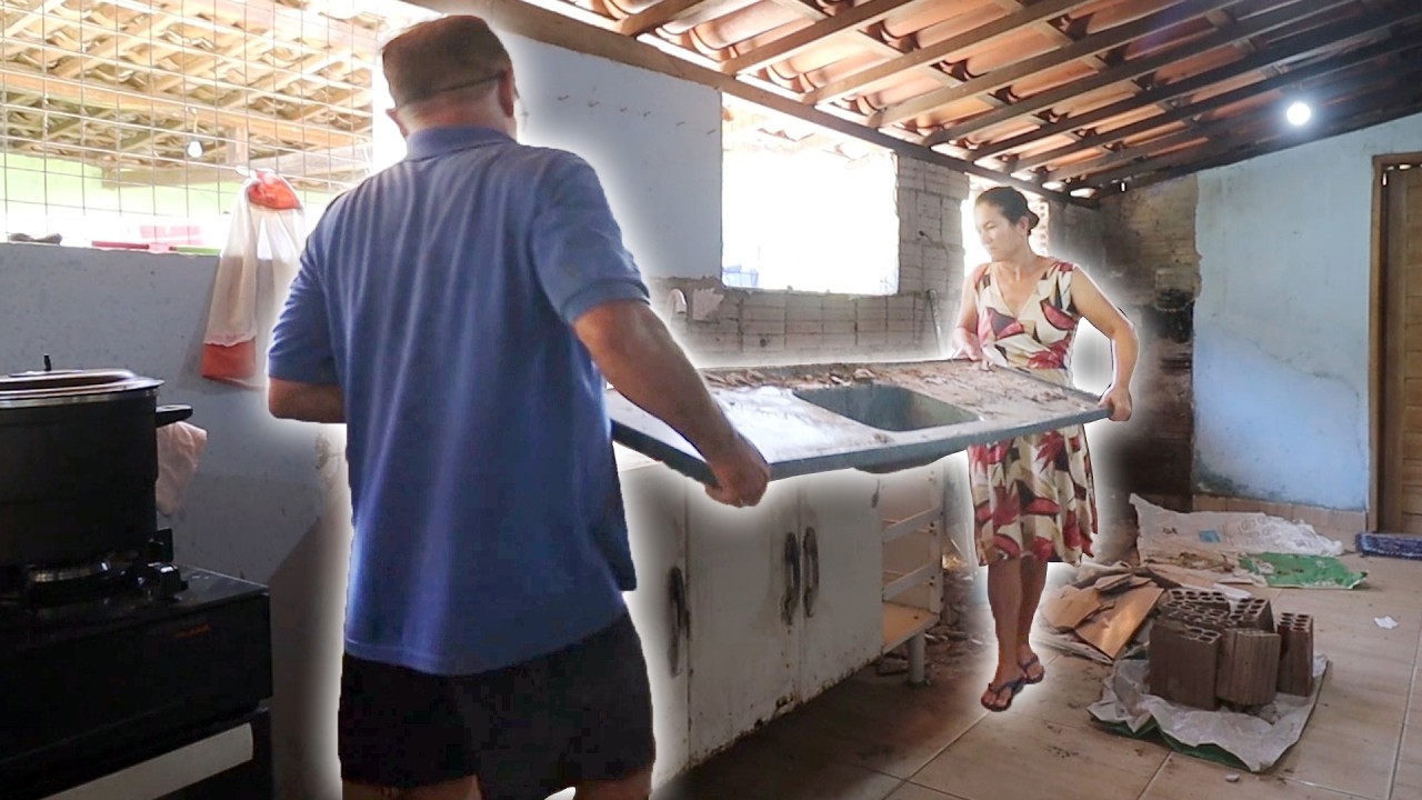 REFORMANDO A NOSSA COZINHA