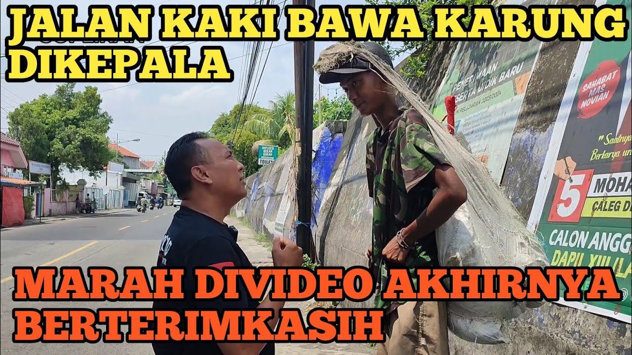 PAK PURNOMO NIAT BAIK MENOLONG. PEMUDA TERLANT@R MARAH DAN EMOSI, TERNYATA PINTAR NGAJI 