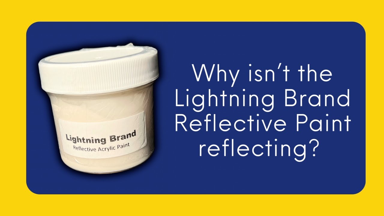 Lightning Brand Reflective Paint - Retro Reflection Demonstration (2025)