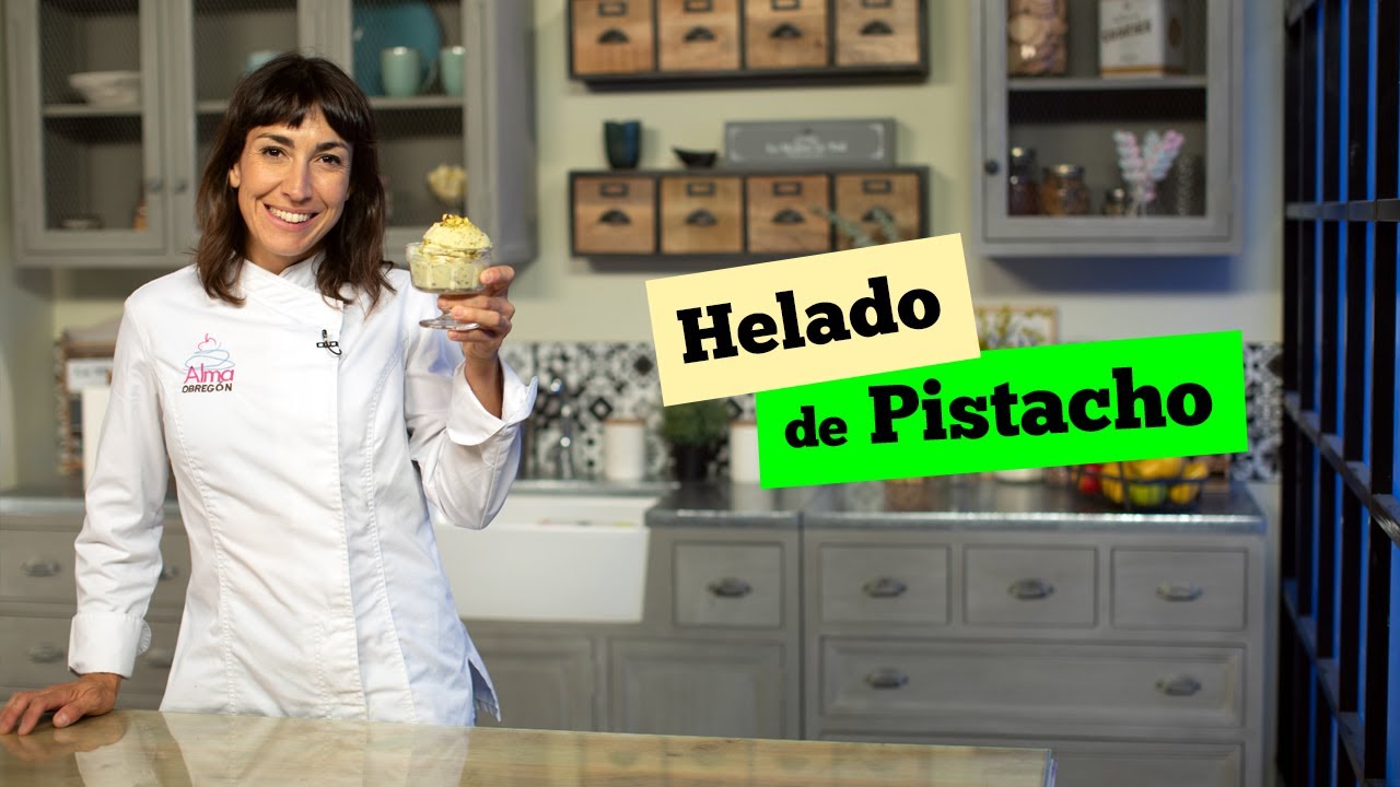 Helado de pistacho