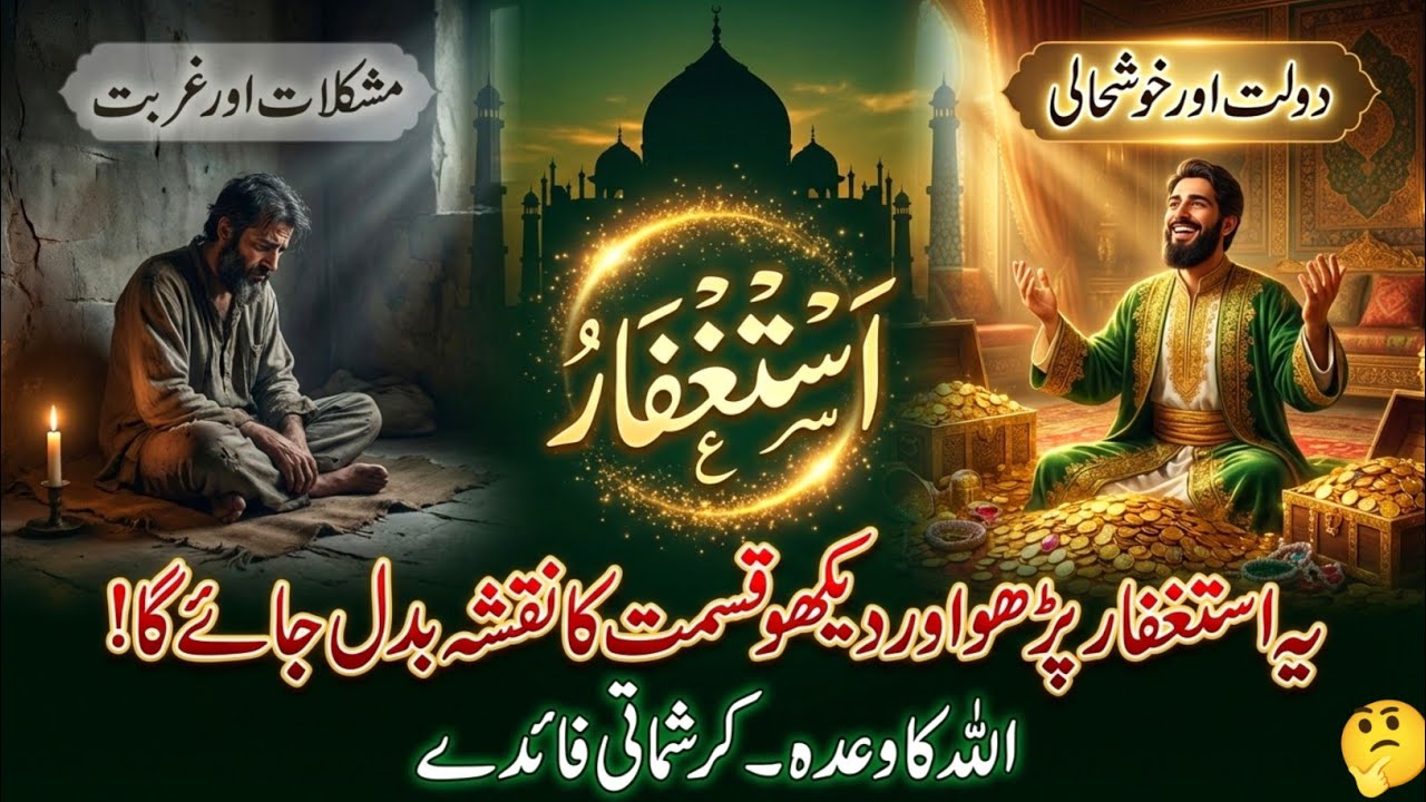 ‎The magical benefits of istighfar that will change your destiny | Astaghfar Ki Fazilat